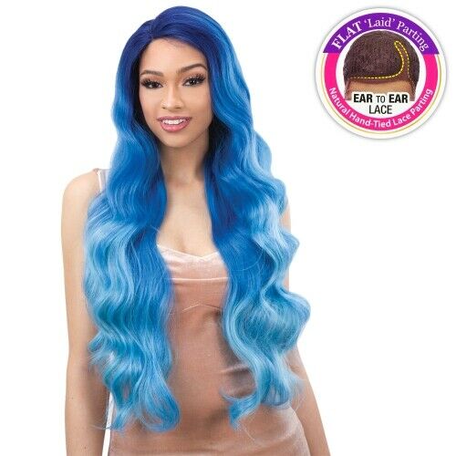 FREETRESS EQUAL SYNTHETIC PREMIUM DELUX LACE FRONT LONG NEON HAIR