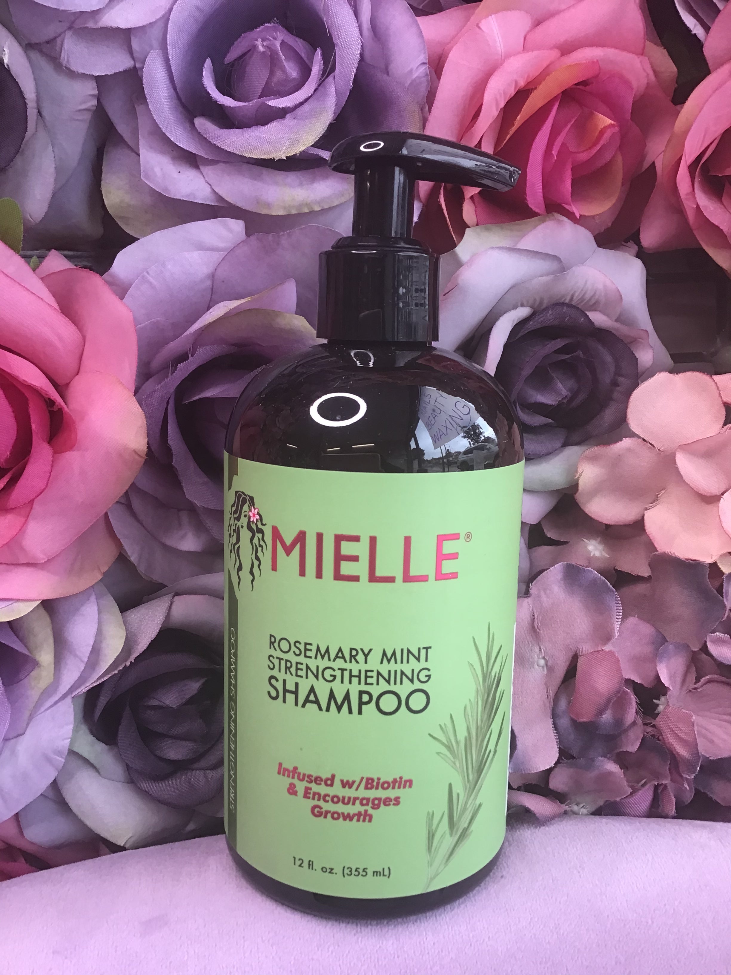 Mielle Organics Rosemary Mint Strengthening Shampoo and Leave-In  Conditioner Infused with Biotin, Cleanses and Helps Strengthen Weak and  Brittle Hair