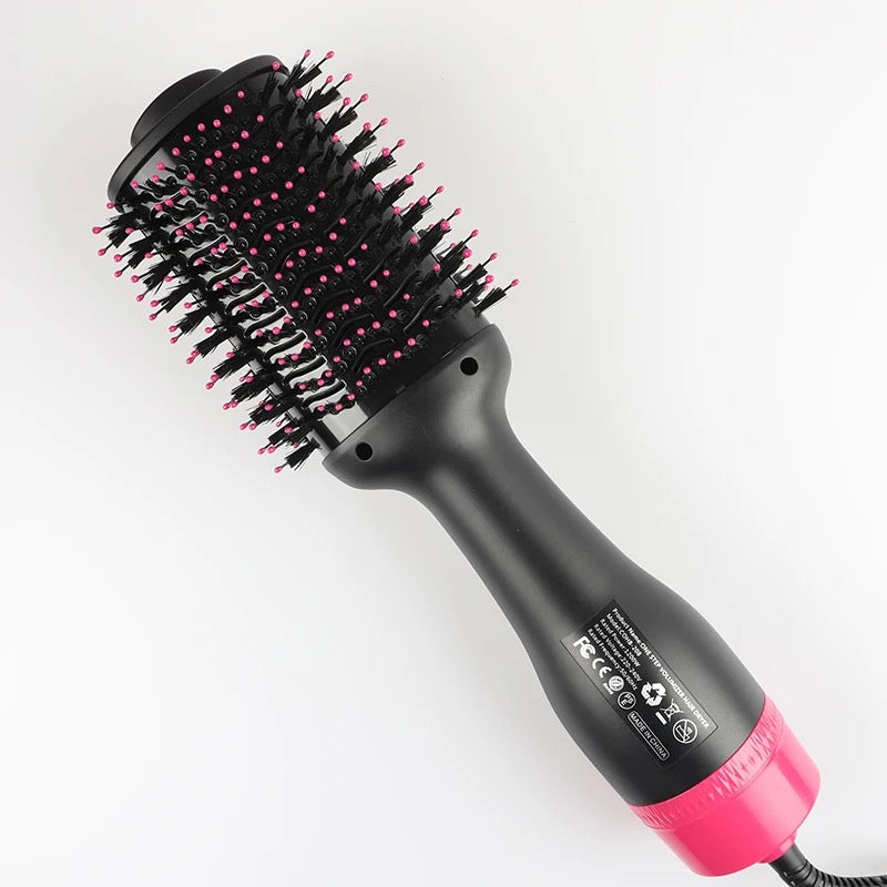 Nubian Galore Hair Dryer Brush - Hot Air Brush with Adjustable Temperature Perfect for 4C Hair - Hot Brush for Hair Styling - Hot Air Styler &amp; Heated Hair Brush Dryer